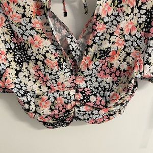 Top  floral  woman , Size L